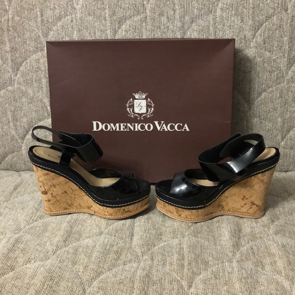 DOMENICO VACCA PLATFORM SANDALS SIZE 39 - Picture 4 of 8